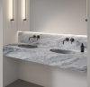 OMNIRES umywalka podblatowa, 48 x 31 cm SHELL M+ ash grey mat SHELL480UPAG